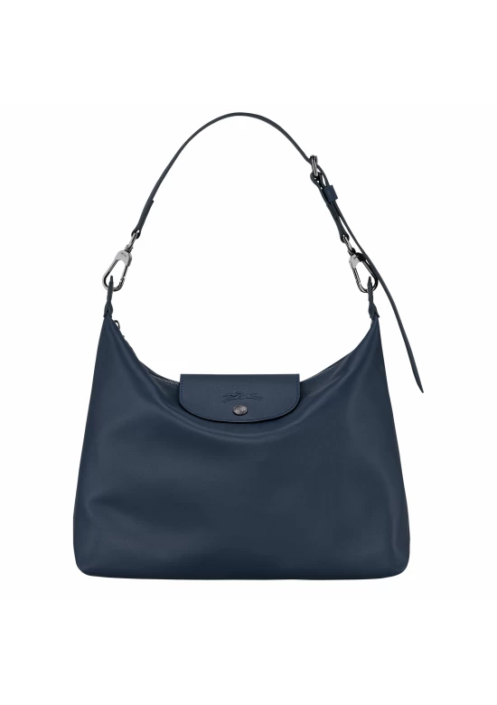 Longchamp Le Pliage Xtra M Hobo Bag Navy Leather Women