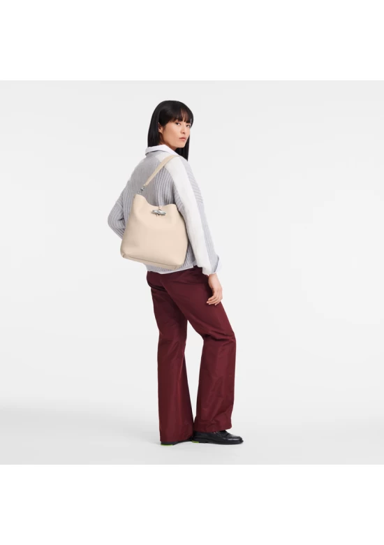 Longchamp Le Roseau M Shoulder Bag Paper Women