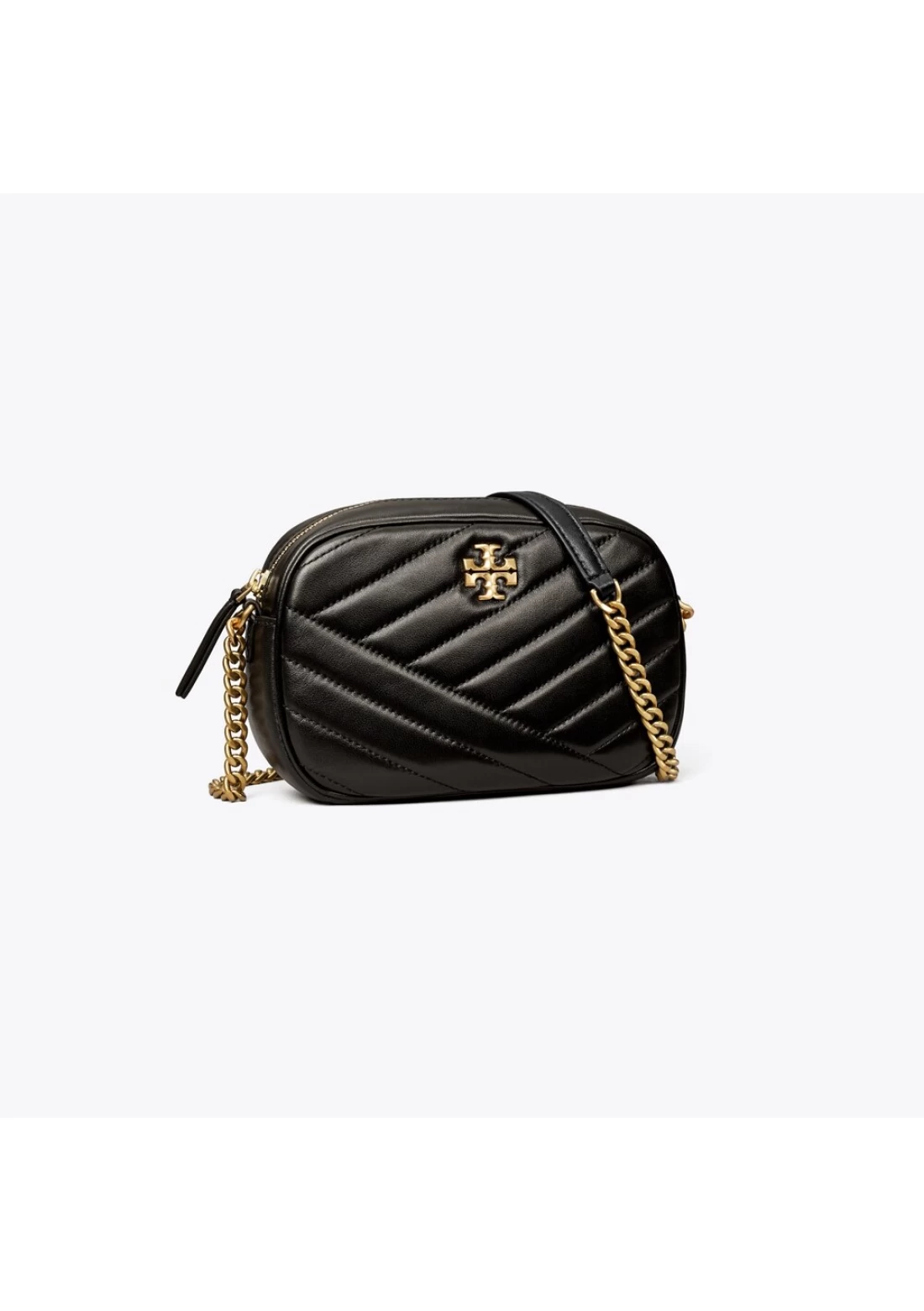 Tory Burch Kira Chevron Tote in Black