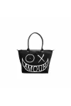 Longchamp X André Joint Le Pliage 31 Graffiti Printed Canvas Shoulder Bag Black Women