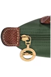 Longchamp Bag Le Pliage Original Pouch with Handle British Green Recycled Canvas Women
