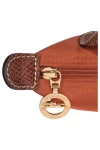 Longchamp Bag Le Pliage Original Pouch with Handle Brick Recycled Canvas Women
