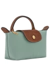 Longchamp Bag Le Pliage Original Pouch with Handle Celadon Recycled Canvas Women