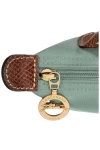 Longchamp Bag Le Pliage Original Pouch with Handle Celadon Recycled Canvas Women
