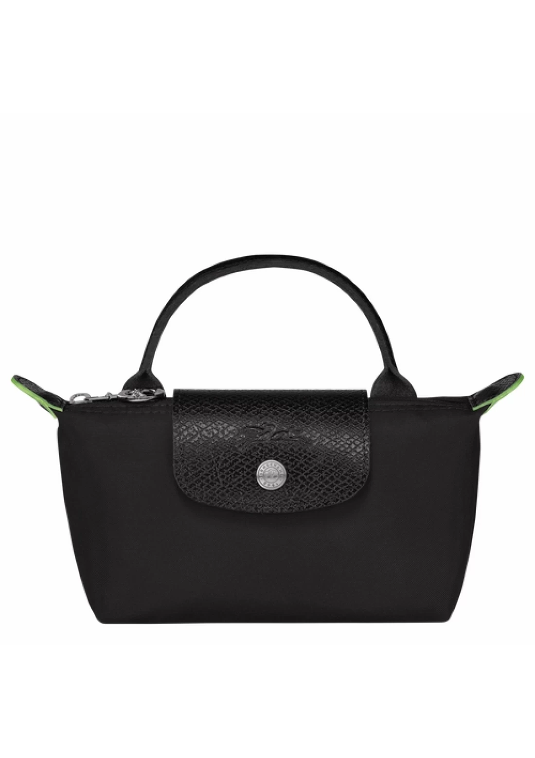 Longchamp Le Pliage Top Handle Green Pouch