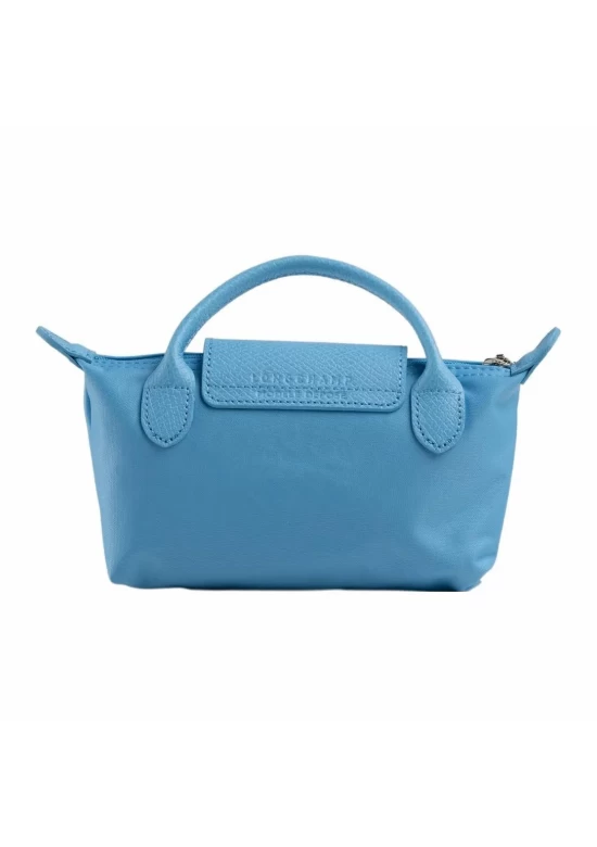 Longchamp X André Saraiva Le Pliage Pouch Blue Women