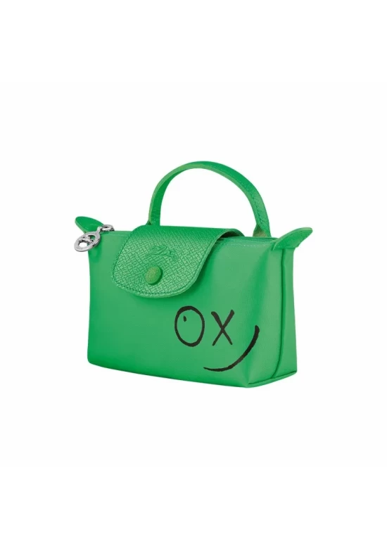 Longchamp X André Saraiva Le Pliage Pouch Green Women