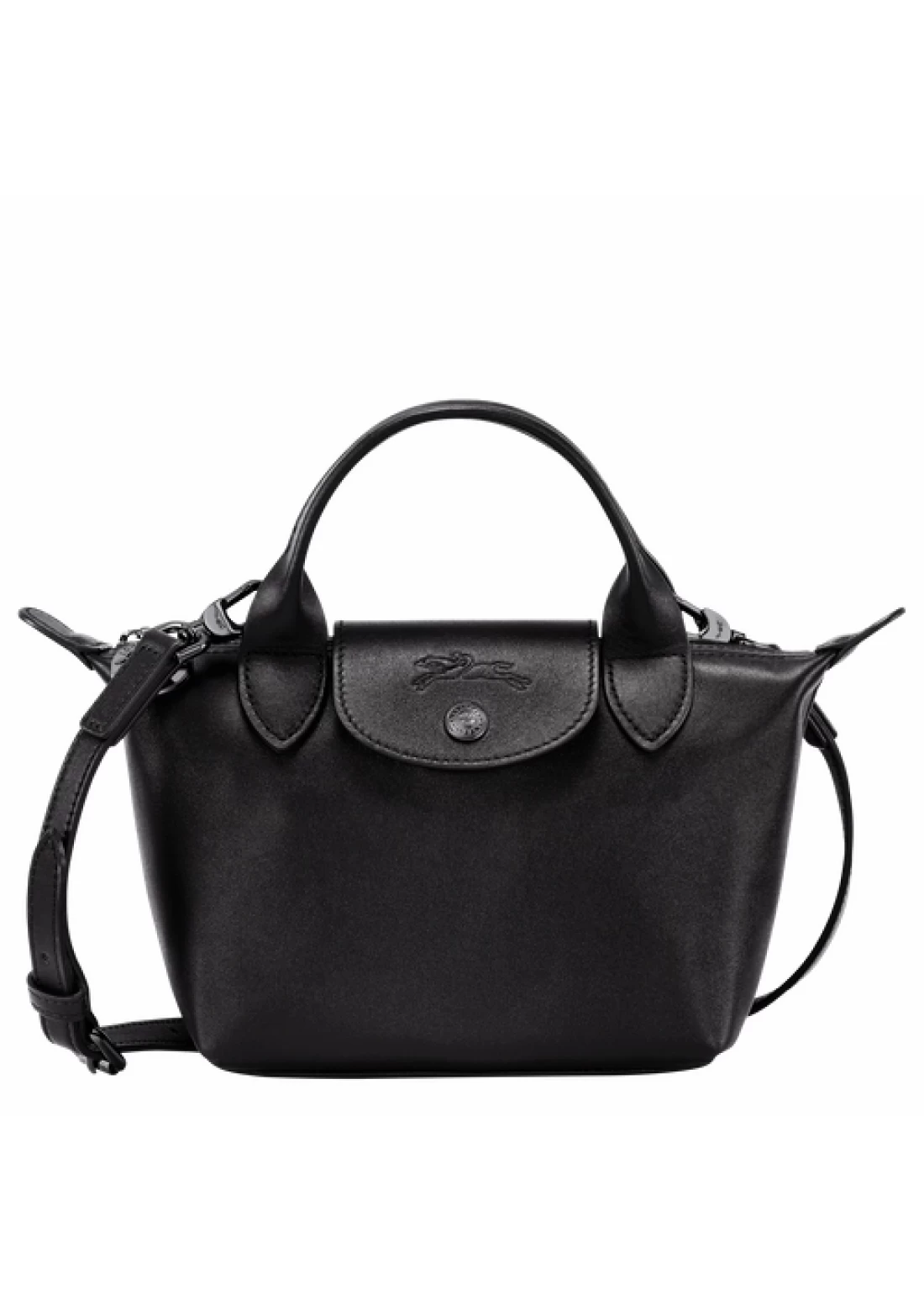 WHAT'S IN MY BAG? Longchamp Le Pliage Cuir Top handle bag XS 