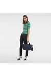 Longchamp Le Pliage Xtra S Handbag Navy Leather Women