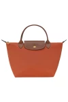 Longchamp Bag Le Pliage Original S Handbag Brick Recycled Canvas Women