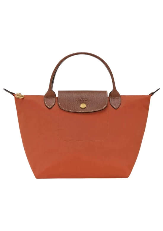 Longchamp Bag Le Pliage Original S Handbag Brick Recycled Canvas Women