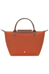 Longchamp Bag Le Pliage Original S Handbag Brick Recycled Canvas Women