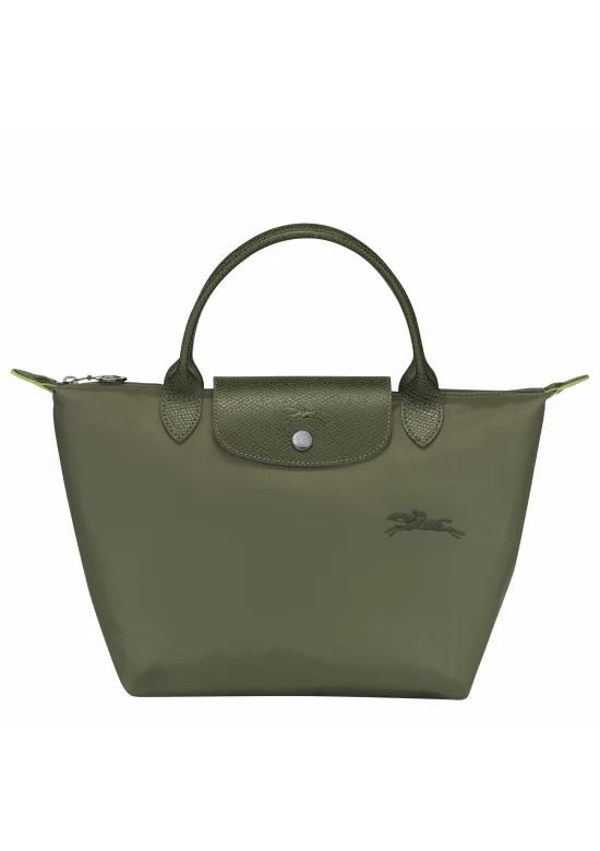 Longchamp Le Pliage Green S Handbag Recycled Canvas Forest Women