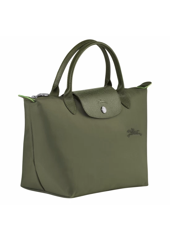 Longchamp Le Pliage Green S Handbag Recycled Canvas Forest Women