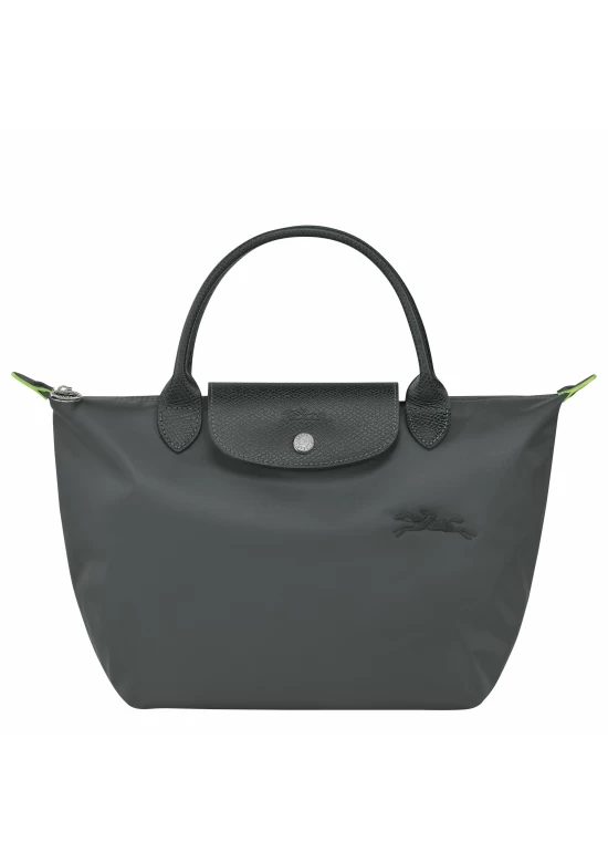 Longchamp Le Pliage Green S Handbag Recycled Canvas Graphite Women