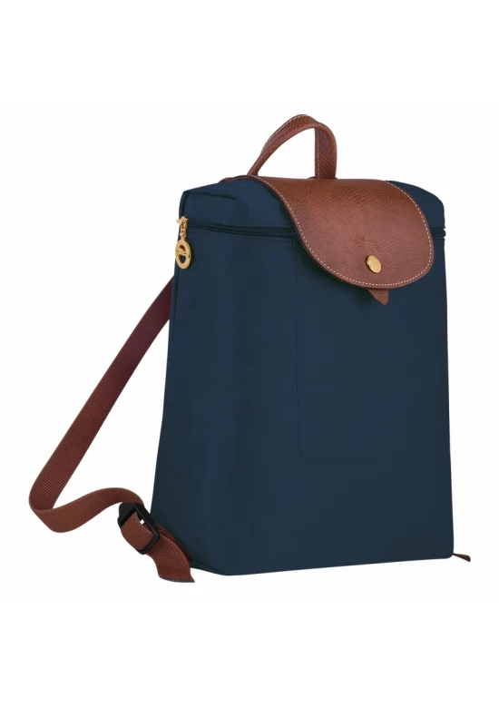 Longchamp Le Pliage Original Backpack Recycled Canvas Navy Women