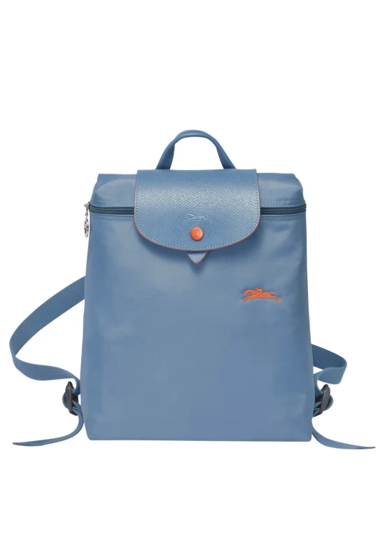 Longchamp Le Pliage Club Backpack Blue Mist 70th Anniversary Edition Women