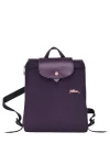 Longchamp Le Pliage Club Backpack Bilberry 70th Anniversary Edition Women