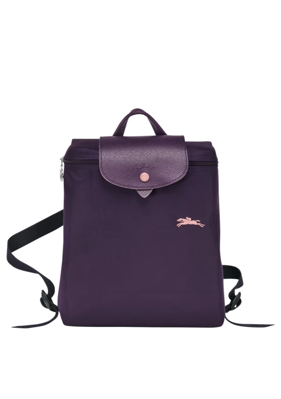 Longchamp Le Pliage Club Backpack Bilberry 70th Anniversary Edition Women