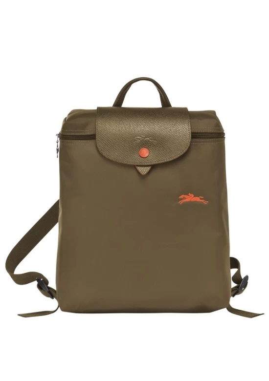 Longchamp Le Pliage Club Backpack Khaki 70th Anniversary Edition Women