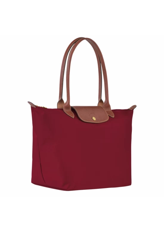 Longchamp Le Pliage Original L Tote Bag Recycled Canvas Red Women