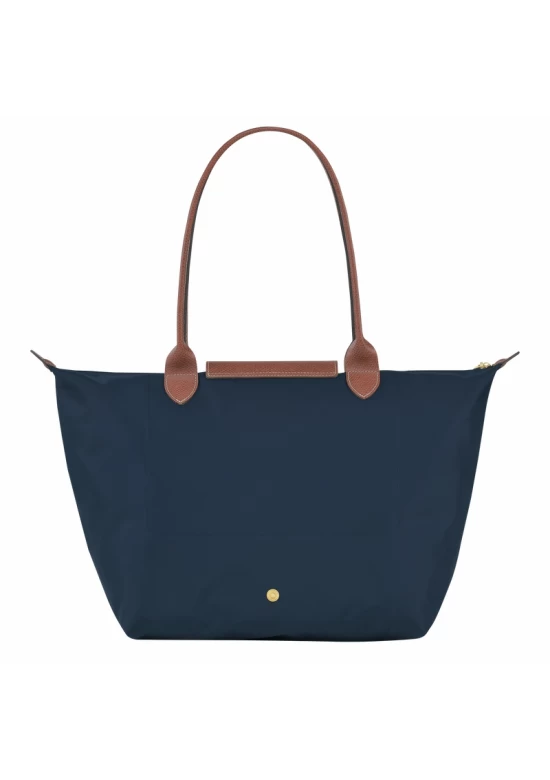 Longchamp Le Pliage Original L Tote Bag Recycled Canvas Navy Women