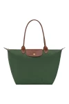 Longchamp Bag Le Pliage Original L Tote British Green Recycled Canvas Women