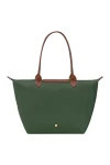 Longchamp Bag Le Pliage Original L Tote British Green Recycled Canvas Women