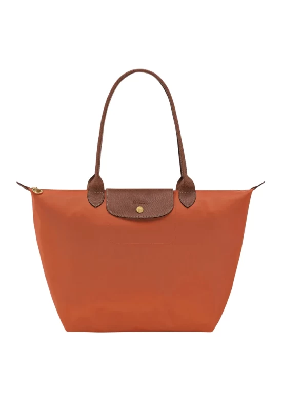 Longchamp Bag Le Pliage Original L Tote Bag Brick Recycled Canvas Women