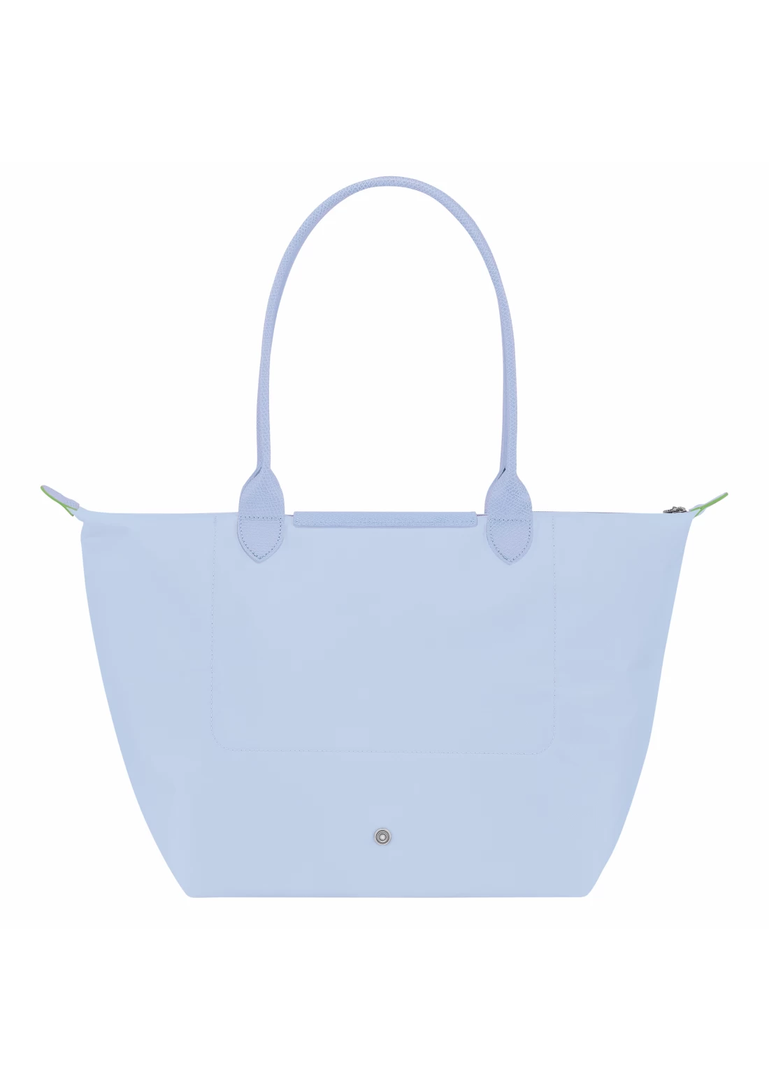 Longchamp Le Pliage Green L Tote Bag Recycled Canvas Sky Blue Women