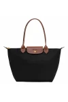 Longchamp Le Pliage Original M Tote Bag Recycled Canvas Black Women