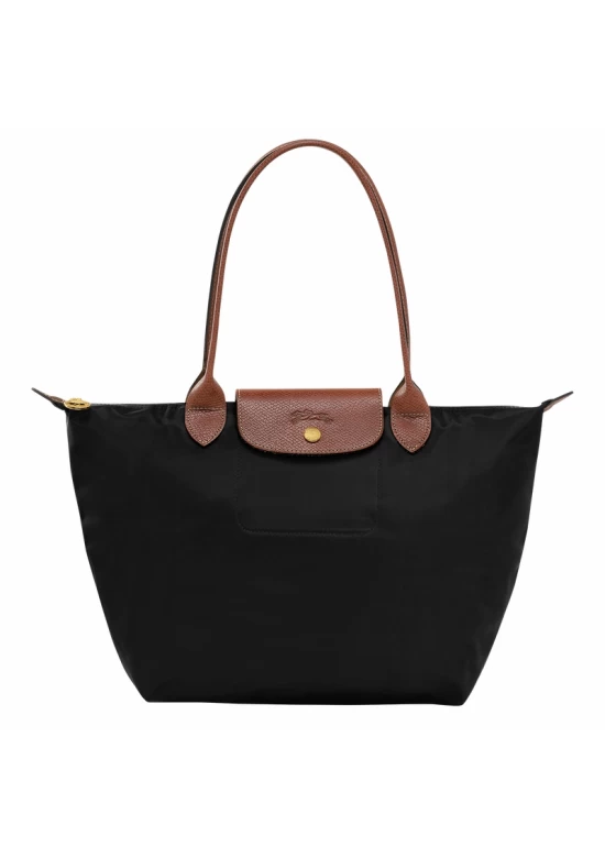 Longchamp Le Pliage Original M Tote Bag Recycled Canvas Black Women