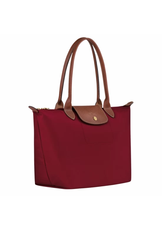 Longchamp Le Pliage Original M Tote Bag Recycled Canvas Red Women