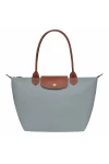 Longchamp Le Pliage Original M Tote Bag Recycled Canvas Steel Women