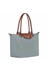 Longchamp Le Pliage Original M Tote Bag Recycled Canvas Steel Women
