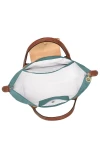 Longchamp Bag Le Pliage Original M Tote Bag Eucalyptus Recycled Canvas Women