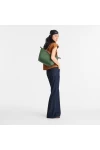 Longchamp Bag Le Pliage Original M Tote Bag British Green Recycled Canvas Women