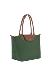 Longchamp Bag Le Pliage Original M Tote Bag British Green Recycled Canvas Women