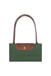 Longchamp Bag Le Pliage Original M Tote Bag British Green Recycled Canvas Women