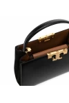 Tory Burch Eleanor Leather Satchel Bag Black Women