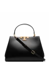 Tory Burch Eleanor Leather Satchel Bag Black Women