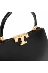 Tory Burch Eleanor Leather Satchel Bag Black Women