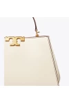 Tory Burch Eleanor Spazzolato Satchel Light Cream Women