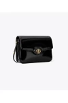 Tory Burch Robinson Spazzolato Convertible Shoulder Bag Black Women