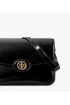 Tory Burch Robinson Spazzolato Convertible Shoulder Bag Black Women