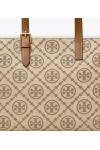 Tory Burch Small T Monogram Tote Hazelnut Women