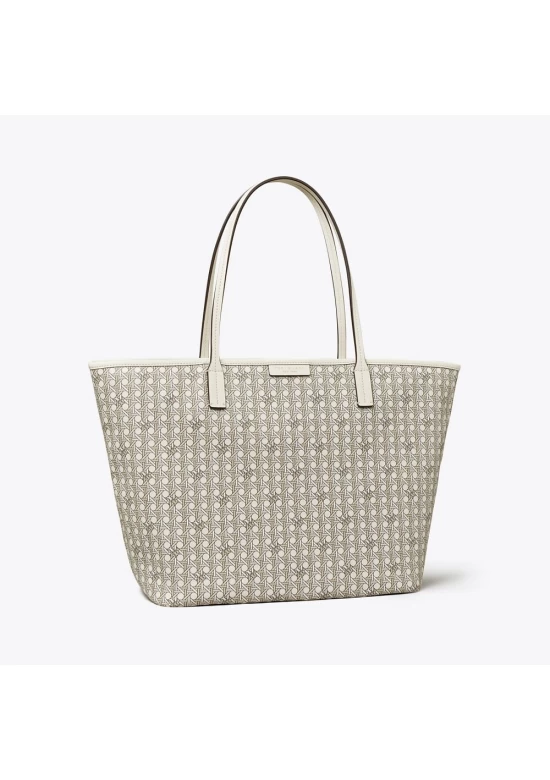 Tory Burch Ever Ready Zip Tote Ivory Women