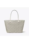 Tory Burch Ever Ready Zip Tote Ivory Women