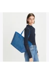 Tory Burch Ever Ready Zip Tote Mediterranean Blue Women