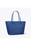 Tory Burch Ever Ready Zip Tote Mediterranean Blue Women